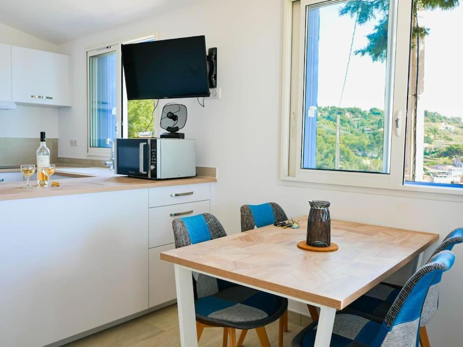 Maisonnette Avec Vue Sur La Mer Exceptionnelle Carqueiranne Luaran gambar